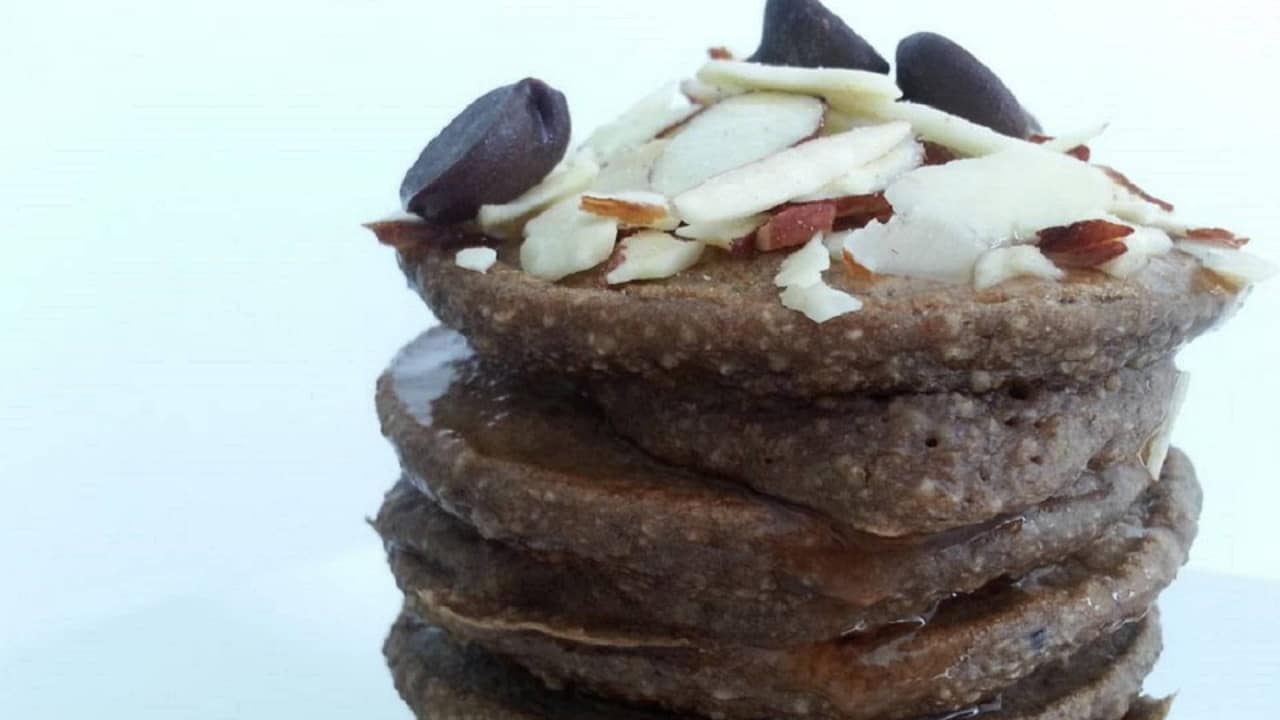 Pancakes de avena y cacao