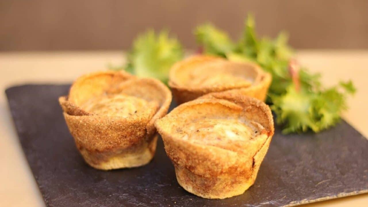 Cestitas rellenas de atún saludables con pan Thins
