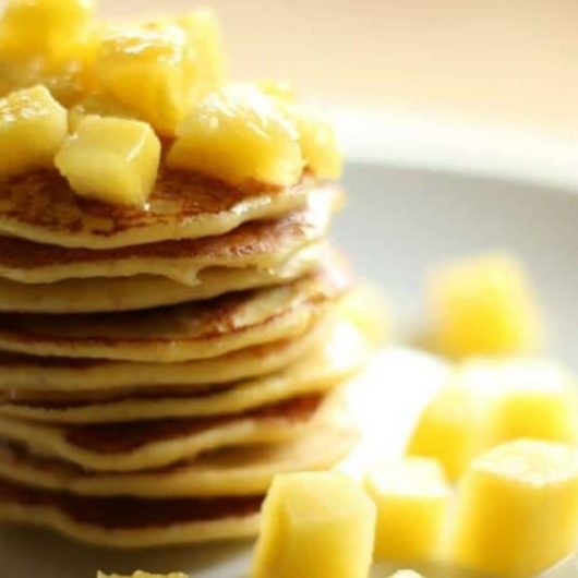 Tortitas de piña sin gluten
