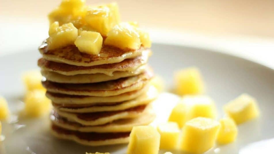 Tortitas de piña sin gluten