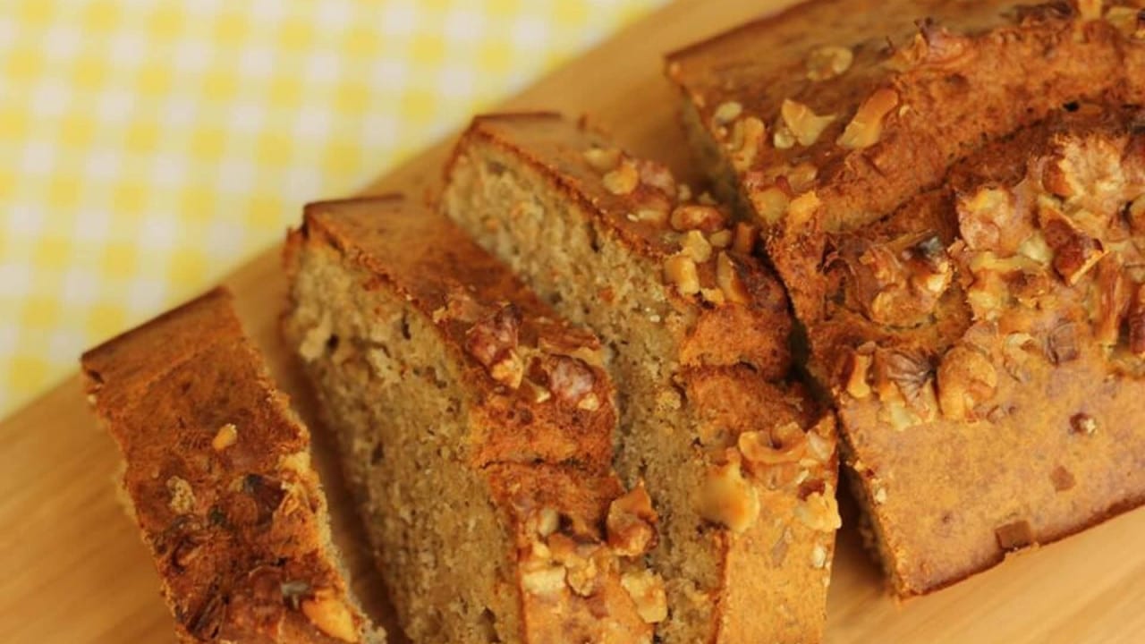Banana bread saludable