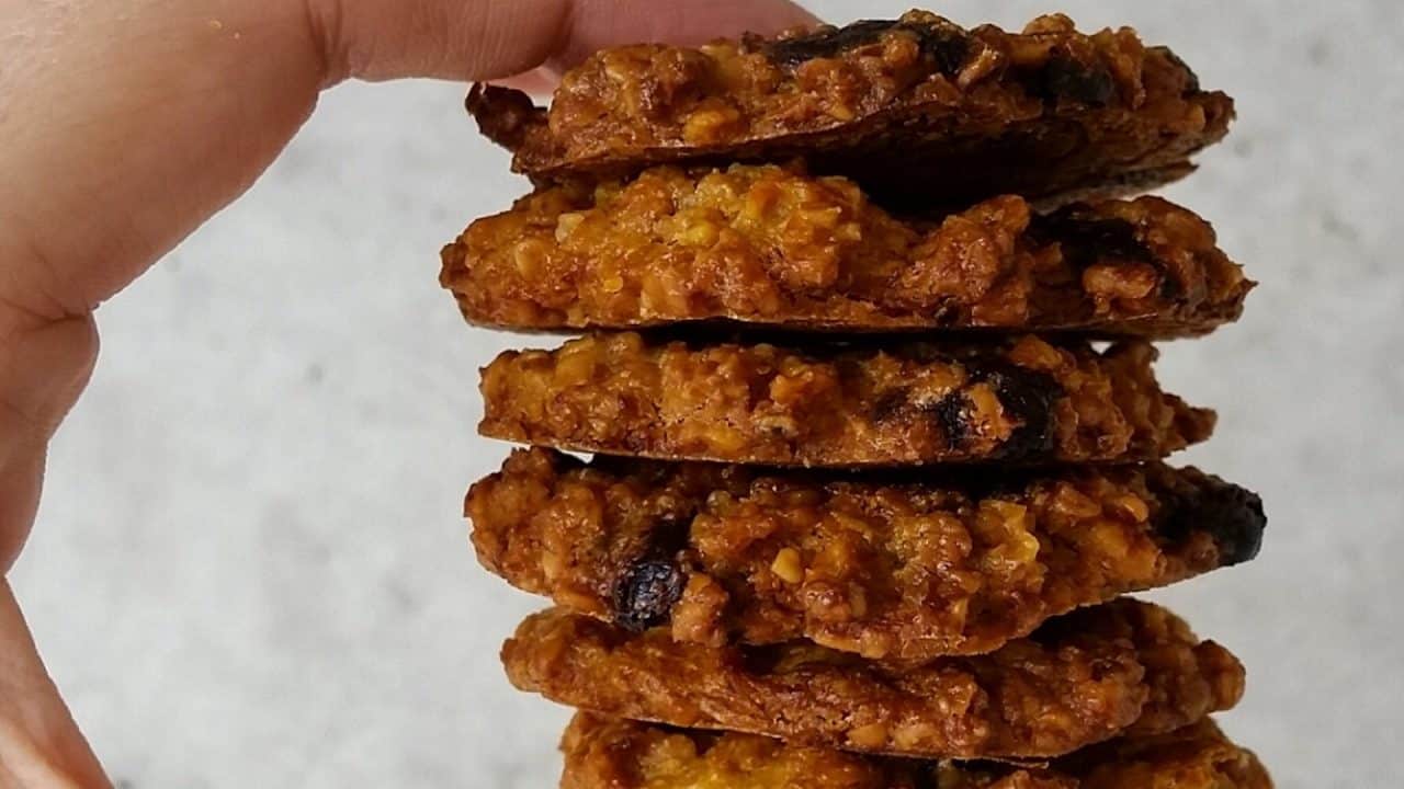 Galletas de calabaza con chocolate negro