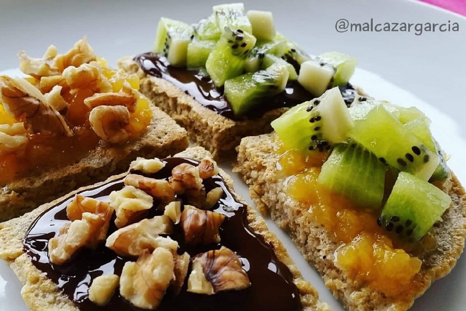 Maxi tortita básica de avena