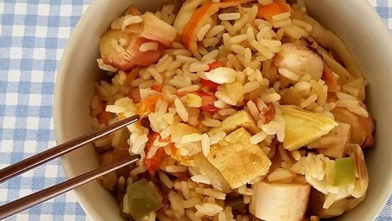 Arroz chaufa de marisco