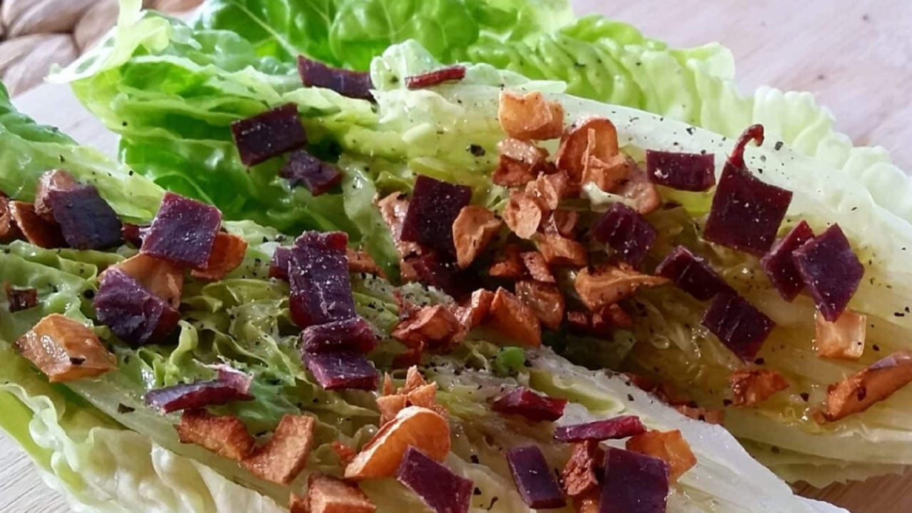 Cogollos de lechuga al ajillo
