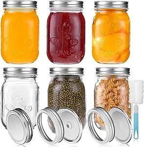 Tarros de cristal con tapa