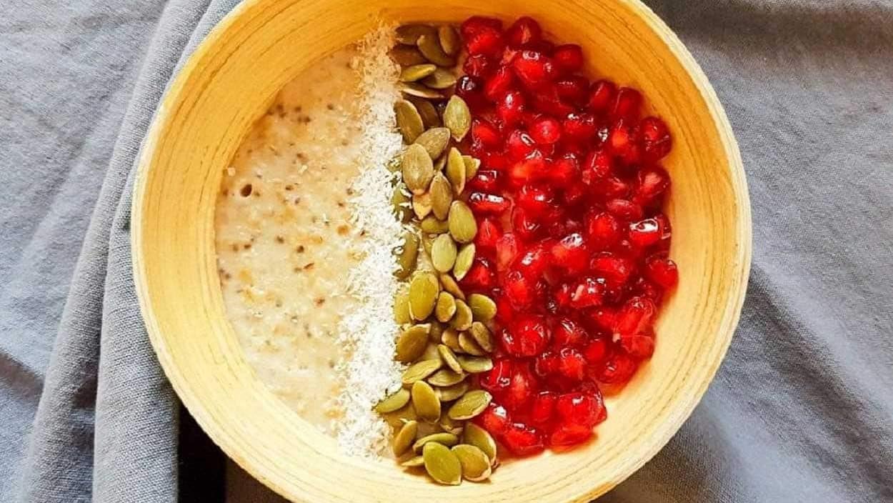 Porridge básico de avena