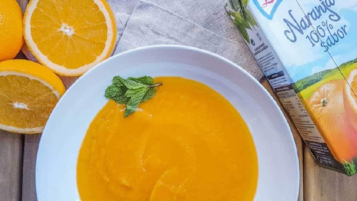 Sopa fría de zanahoria