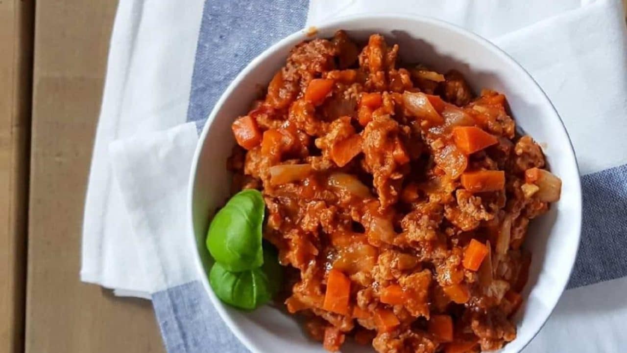 Boloñesa vegana, ideal para pastas o lasaña