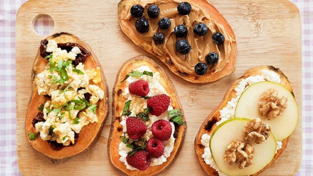 Tostadas de batata sin gluten