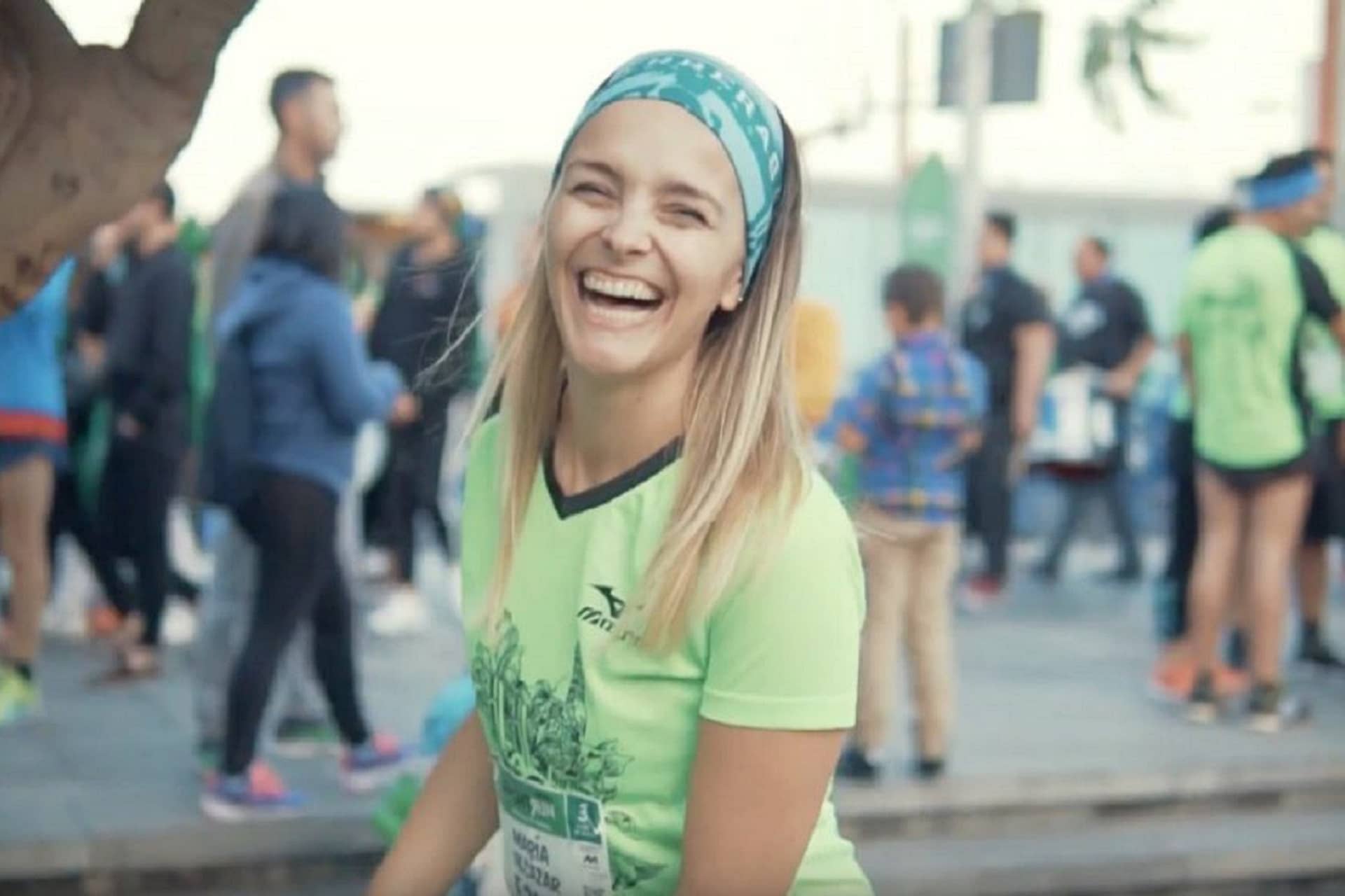 María Alcázar en la Binter NightRun