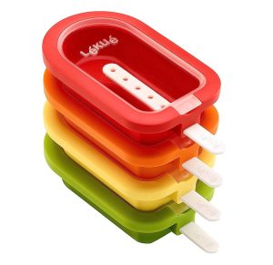 Molde de polo de helado de silicona apilable