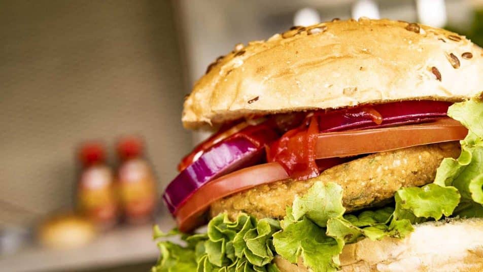 hamburguesa vegetariana de calabaza