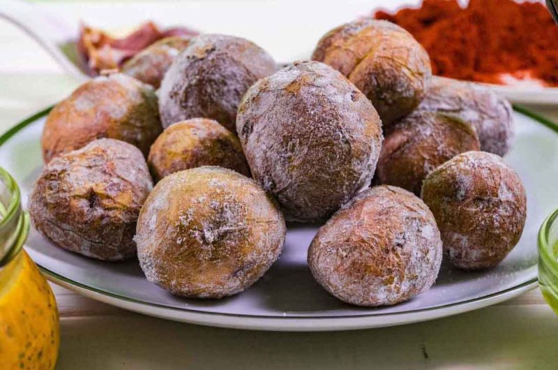 Papas arrugadas con mojo picón