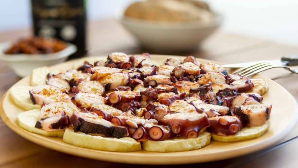 pulpo a la gallega rápido