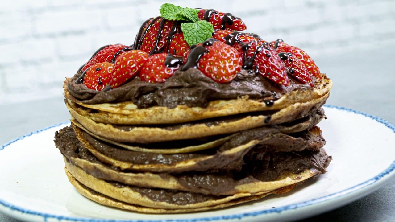 Tarta de crepes trufa chocolate negro
