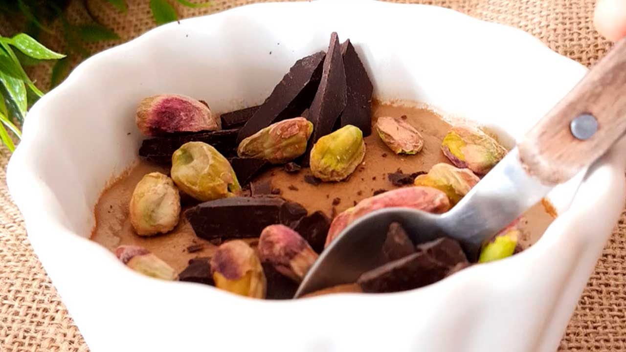 Natillas de café sin azúcar